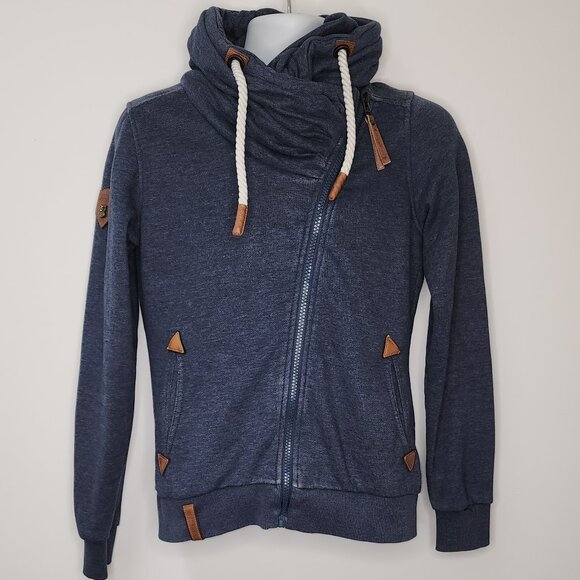 Naketano Poets Choice Zip Sweater Sweatshirt (L) - Picture 1 of 8
